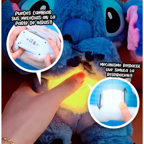 Peluche antiestrés con música